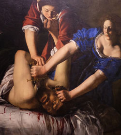 Artemisia Judith u. Holofern, zur Zeit im Museum Wiesbaden. Foto: Diether v. Goddenthow © atelier-goddenthow