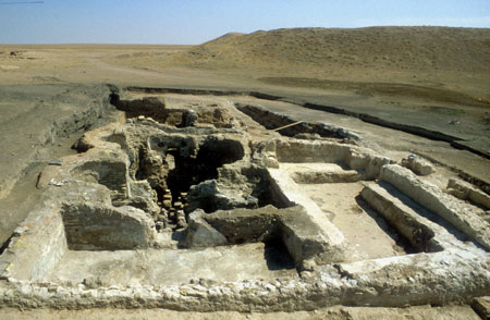 Frühislamische Badeanlage von Kharab Sayyar, Syrien (9. Jh. n. Chr.), Foto: Ausgrabungsprojekt Kharab Sayyar
