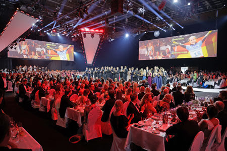 Impression vom 51. Ball des Sports im RheinMain CongressCenter Wiesbaden © picture alliance für Deutsche Sporthilfe